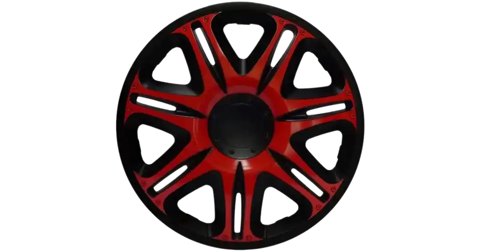 Dísztárcsa 14" Nascar Red-Black (J14312)