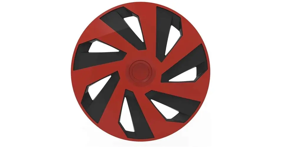 Dísztárcsa 13" Vector Red & Black (4 Darabos Garnitúra)