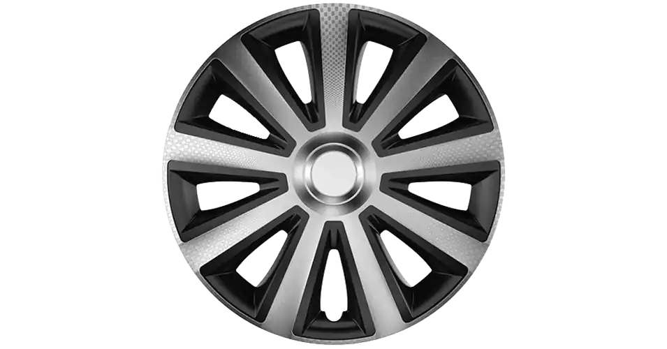Dísztárcsa 13" Aviator Carbon Silver & Black